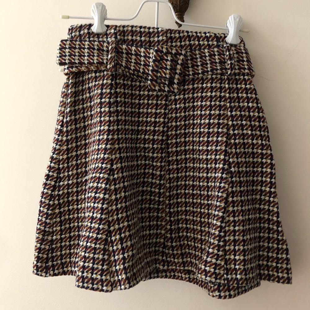 Printed Zara Miniskirt with Belt